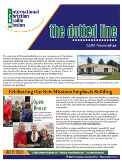 Link to PDF of Fall 2019 ICBM Newsletter