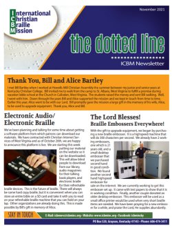 Link to PDF of November 2021 ICBM Newsletter