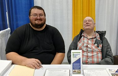 Picture of Current President of ICBM Thomas Bleemel and Founder of ICBM Michael Smith.